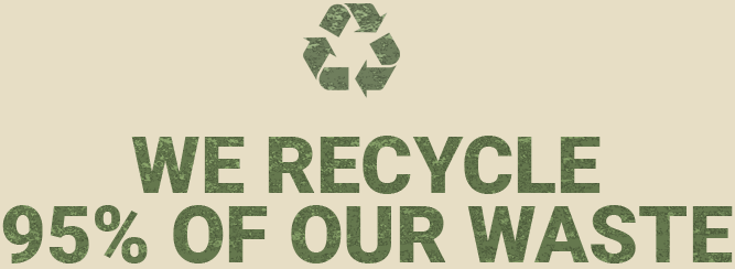 ATW Clearances We recycle 95% of our waste